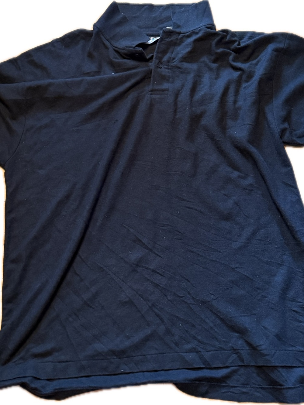 Men's Levi's Black Polo Shirt - Casual Essential XL